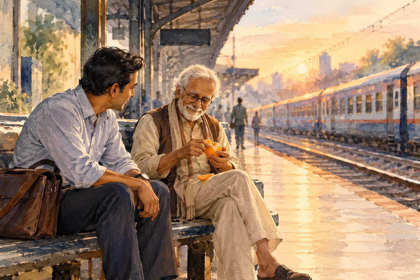 He Was No Longer in a Hurry - a story about perspective
